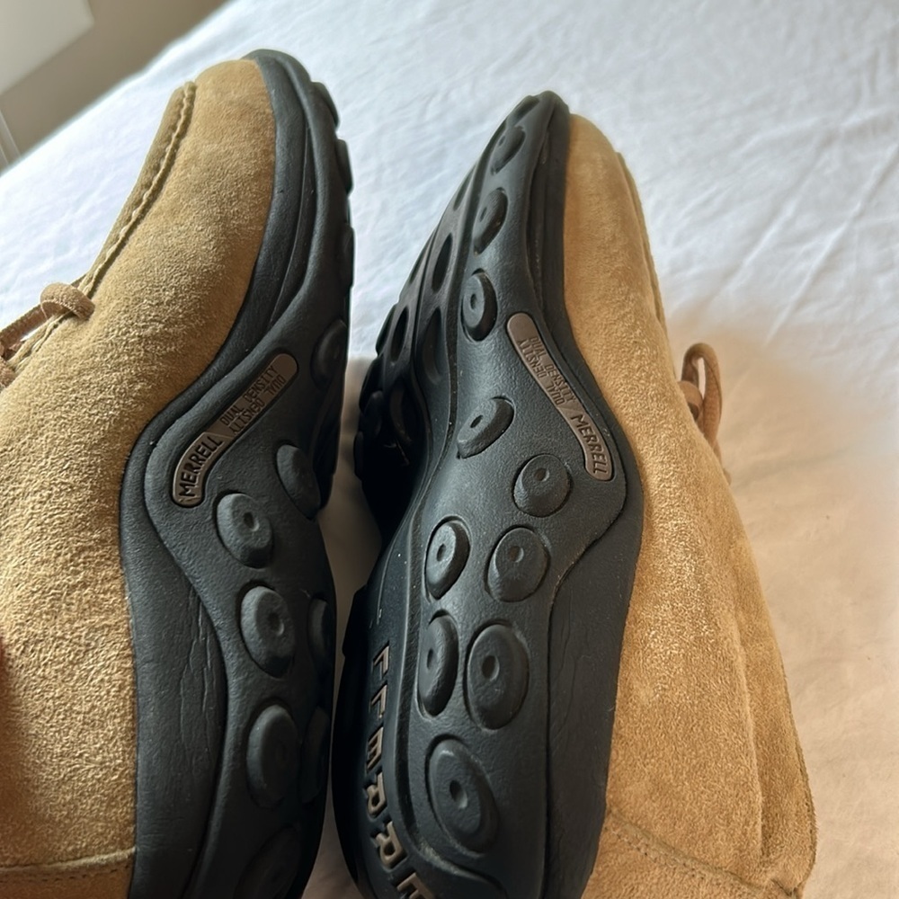 Merrell Men’s Jungle Moc Shoes in tan size 8 - Picture 6 of 8